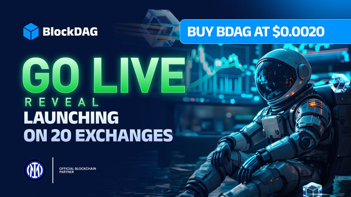 Prix de BlockDAG à $0.0020 bloqué jusqu&rsquo;au 13 juin, 20 Bourses dévoilées.