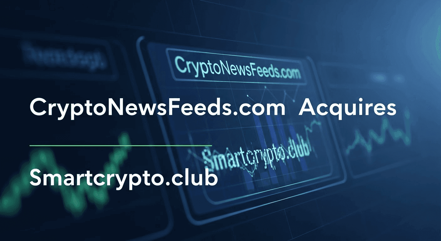 CryptoNewsFeeds.com Acquires Smartcrypto.club